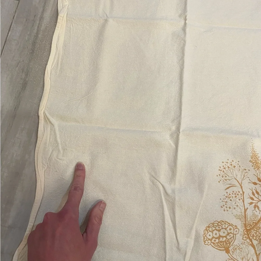 Golden Wildflower Bouquet Flour Sack Kitchen Hand Towel